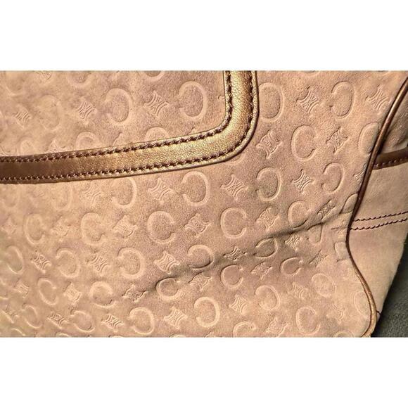 Celine Tan Suede and Leather Boogie Bag - Picture 2 of 10